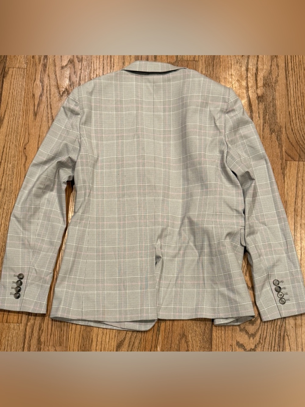 Ann Taylor Plaid Blazer, Size 4 - Picture 3 of 6